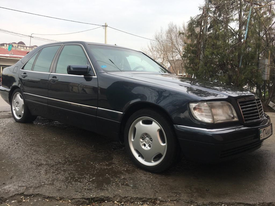 Mercedes w140 на дисках AMG