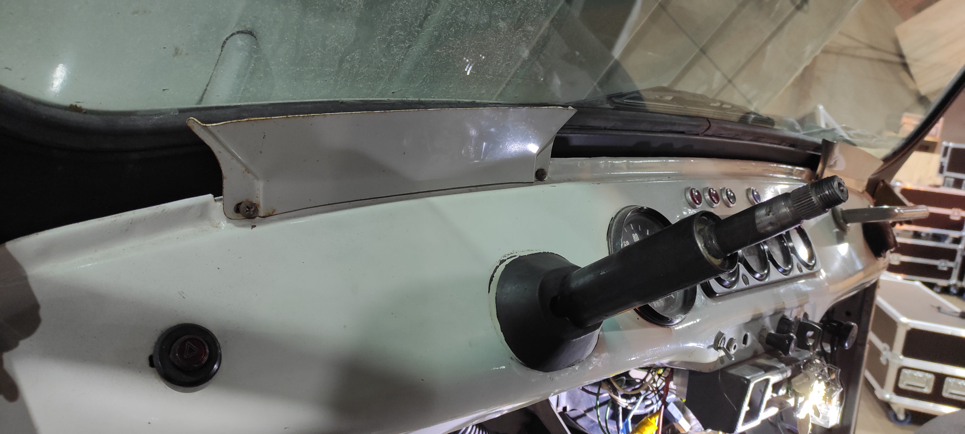 Доработка рулевой колонки, кронштейна клаксона, уплотнителей — УАЗ 469 ...