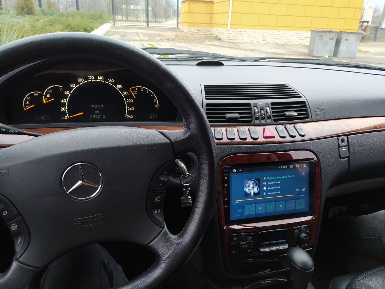 2Din android в место штатного Comand — Mercedes-Benz S-Class (W220), 4,3 л,  1999 года | автозвук | DRIVE2