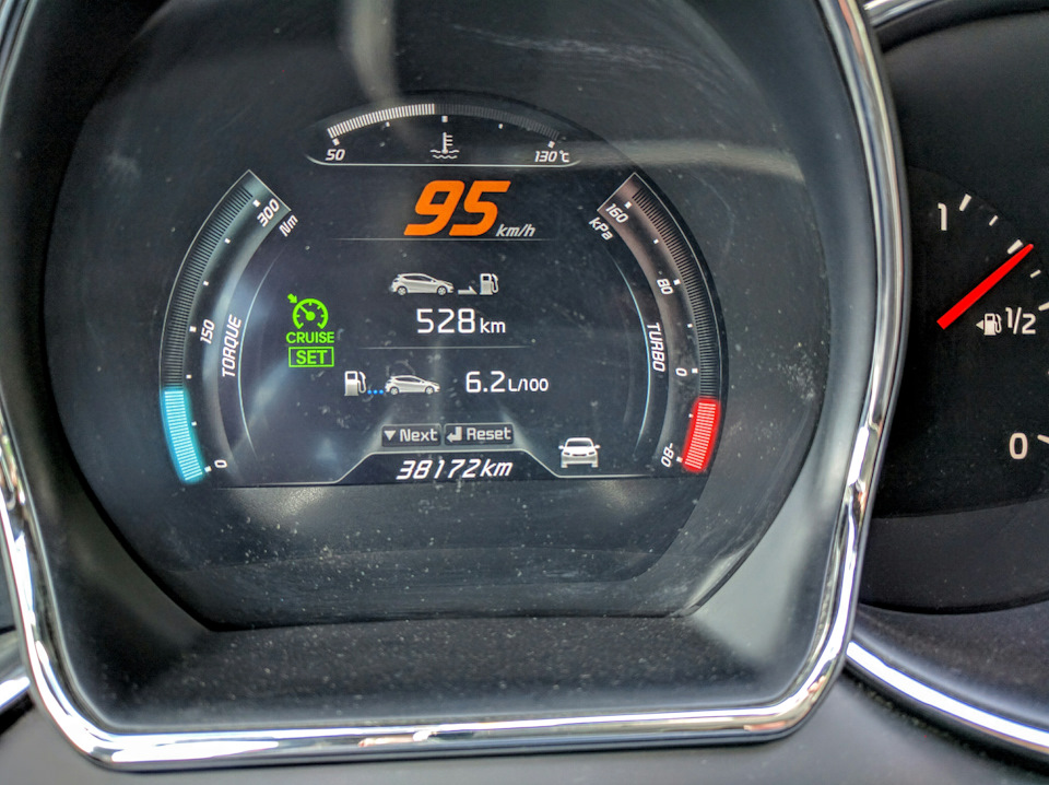 Расход топлива 204hp turbo. Обкатка 38ткм. — KIA Pro_Ceed GT, 1,6 л ...