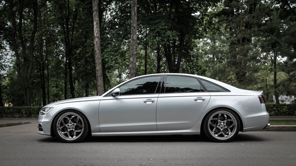 Занижение audi a6 c6