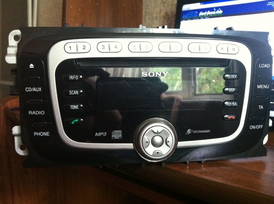 Магнитолы Sony 6CD для Ford Focus 2 (овал) и для Ford Mondeo 3 ...