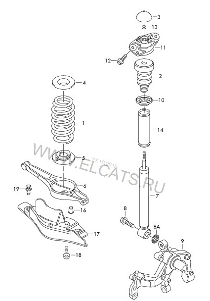 Открутилась гайка — Skoda Octavia Scout A5 Mk2, 1,8 л, 2012 года ...