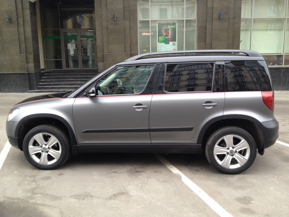 Skoda Yeti матовая пленка