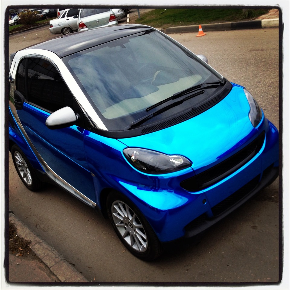 Синих хром, установка фар Brabus, выход AUX на штатной магнитоле ...