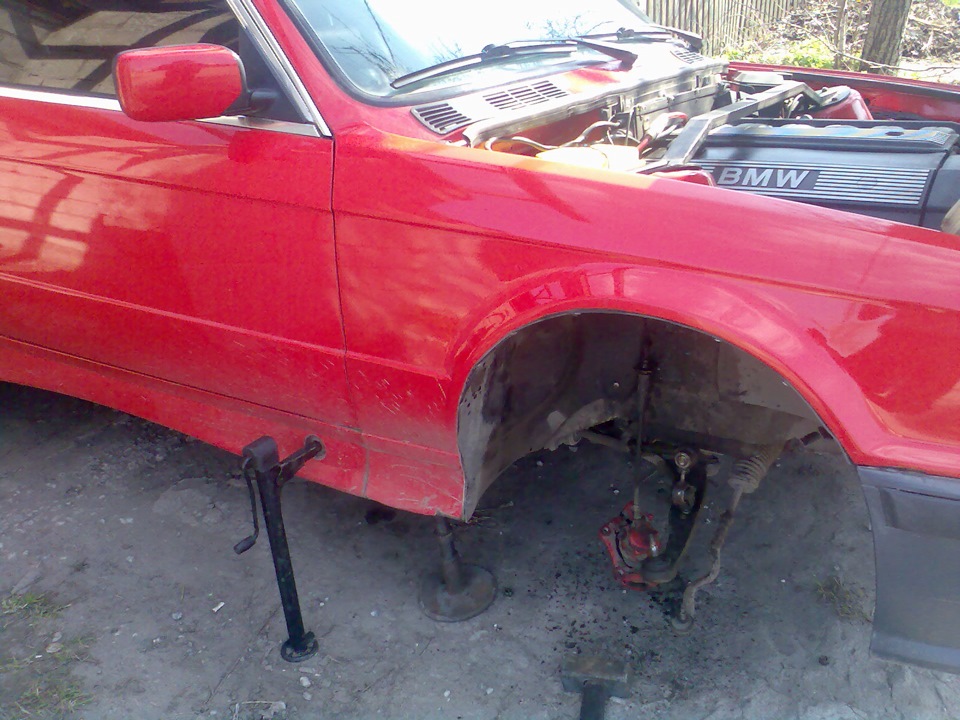 всё таже правая стойка… — BMW 3 series Coupe (E30), 2,5 л, 1986 года ...