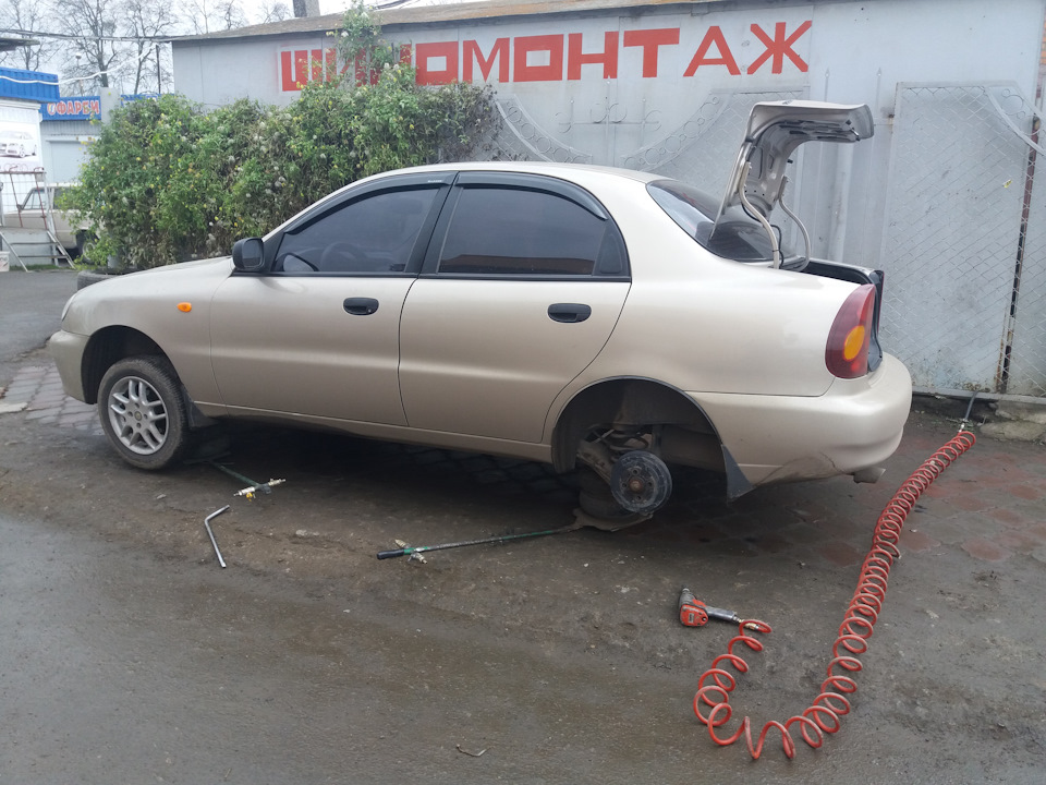 Переобувка&Прокатка диска — ЗАЗ Sens, 1,3 л, 2011 года | шины | DRIVE2