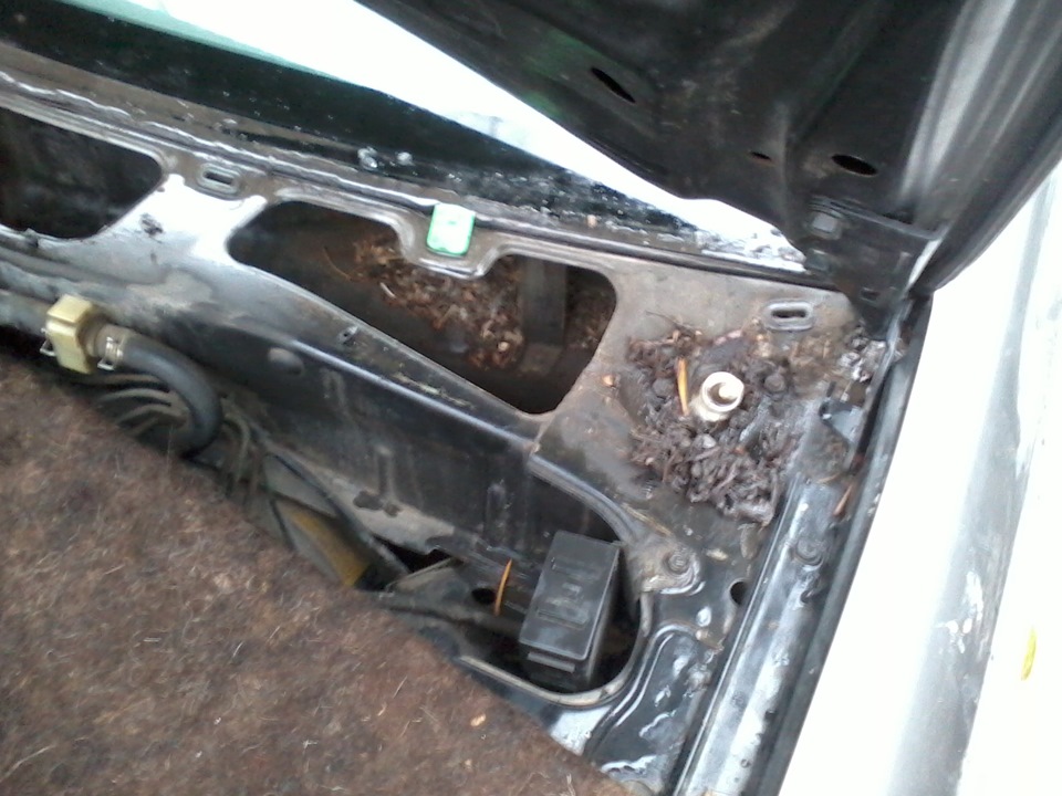 Шарниры дворников — Nissan Primera (P11), 1,6 л, 1998 года | своими ...