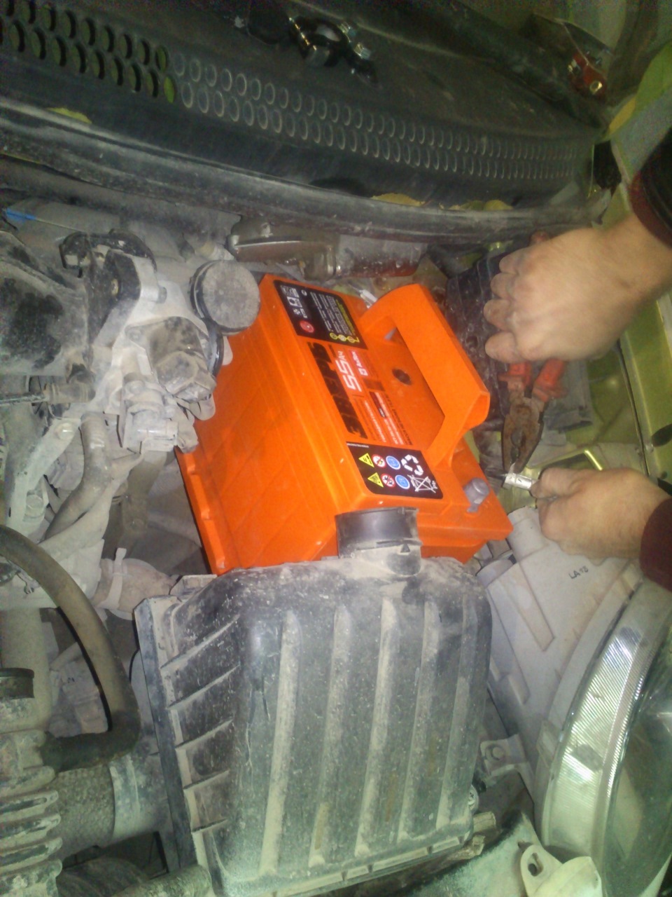 Аккумулятор — Daewoo Matiz (M100/M150), 0,8 л, 2012 года | электроника ...