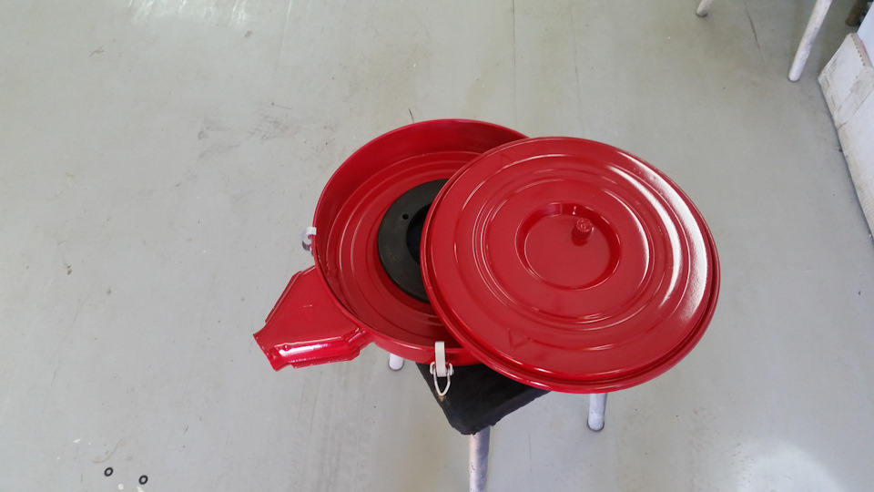 Покраска кастрюли — корпуса воздушного фильтра — ГАЗ Газель, 2,4 л ...