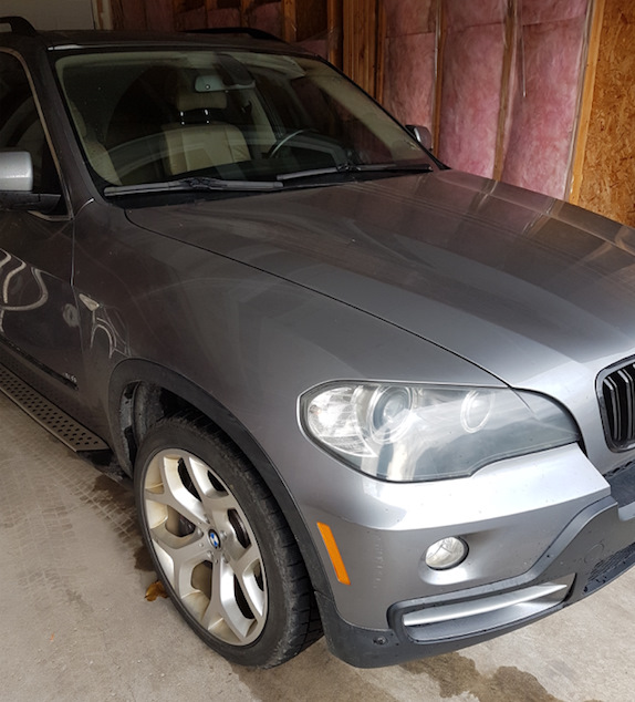 BMW X5 e70 4.8i with X5M brake swap and air ride delete with Koni/HR — BMW  X5, 4.8 liter, 2007 year on DRIVE2