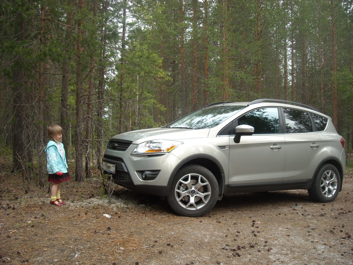 Сказка! Настя и Медведь:) — Ford Kuga (1G), 2,5 л, 2009 года | фотография |  DRIVE2