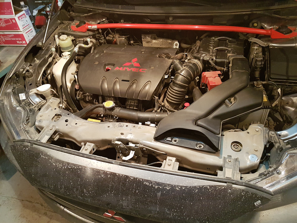 Концевик капота — Mitsubishi Lancer X, 1,8 л, 2012 года | тюнинг | DRIVE2