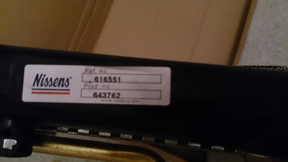 616551 LANOS РАДИАТОР ОХЛАЖДЕН 1.3 1.5 1.6 AT MT () (AVA) NISSENS ...