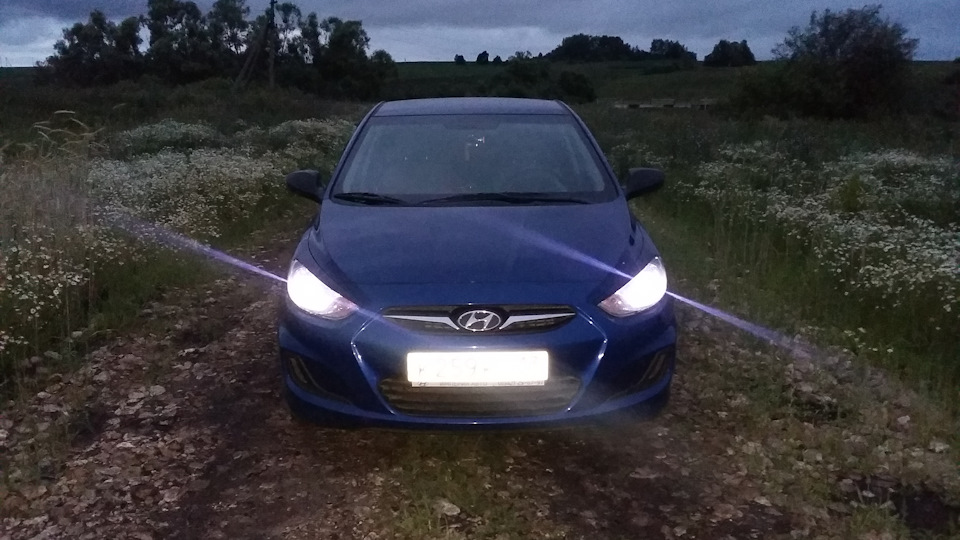 Hyundai Solaris >>>Blue ice<<<