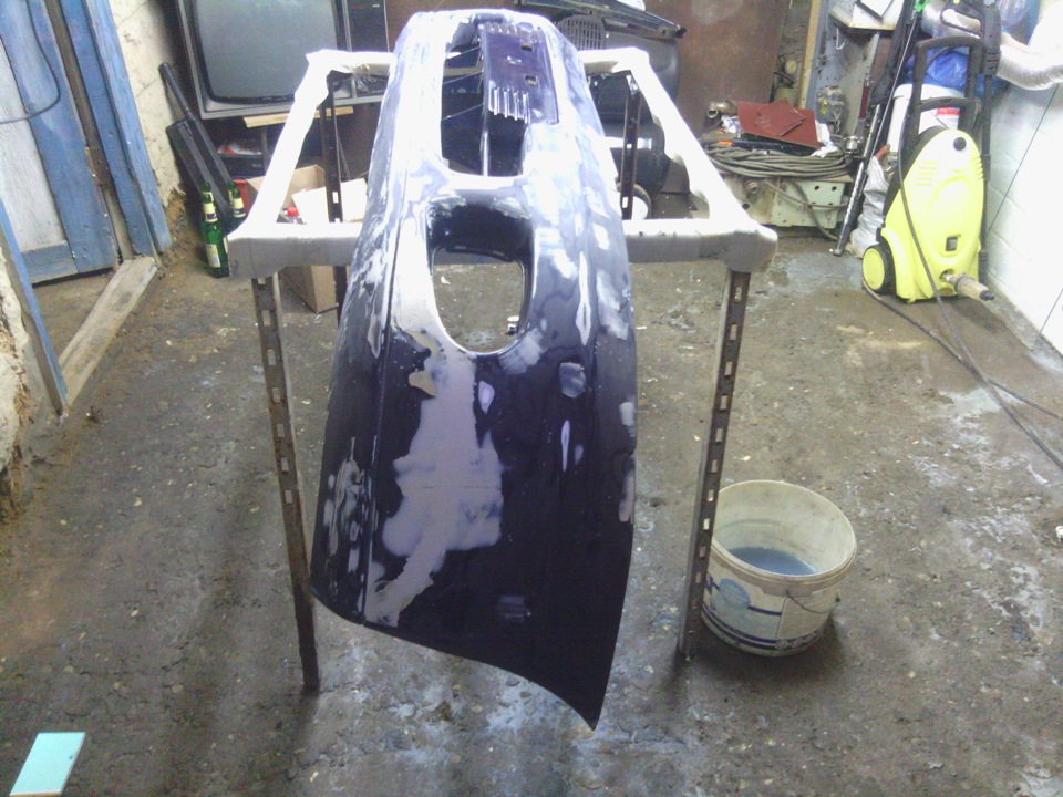 изготовление бампера — Mitsubishi Carisma, 1,8 л, 1998 года | стайлинг ...