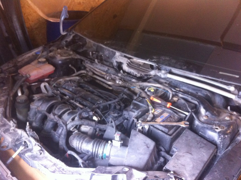 Удаление катализатора — Ford Focus II Hatchback, 1,6 л, 2007 года ...