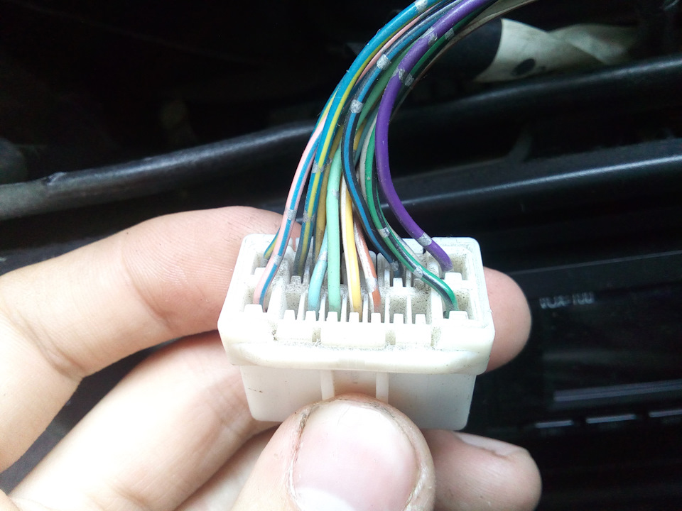 Блок управления климатом. Разъемы. Цветовая маркировка. Распиновка ...