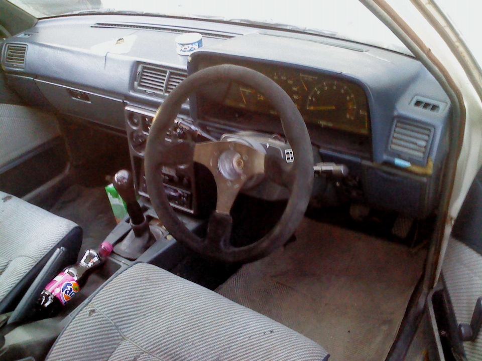 Руль замшевый — Toyota Carina (3G), 1,8 л, 1983 года | аксессуары | DRIVE2