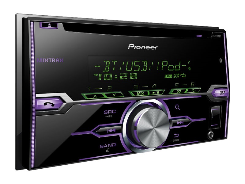 Двухдиновая магнитола. Автомагнитола Pioneer FH-x720bt. Pioneer FH 720 BT. 2 Дин Пионер FH 720bt. Магнитола Пионер 720bt.