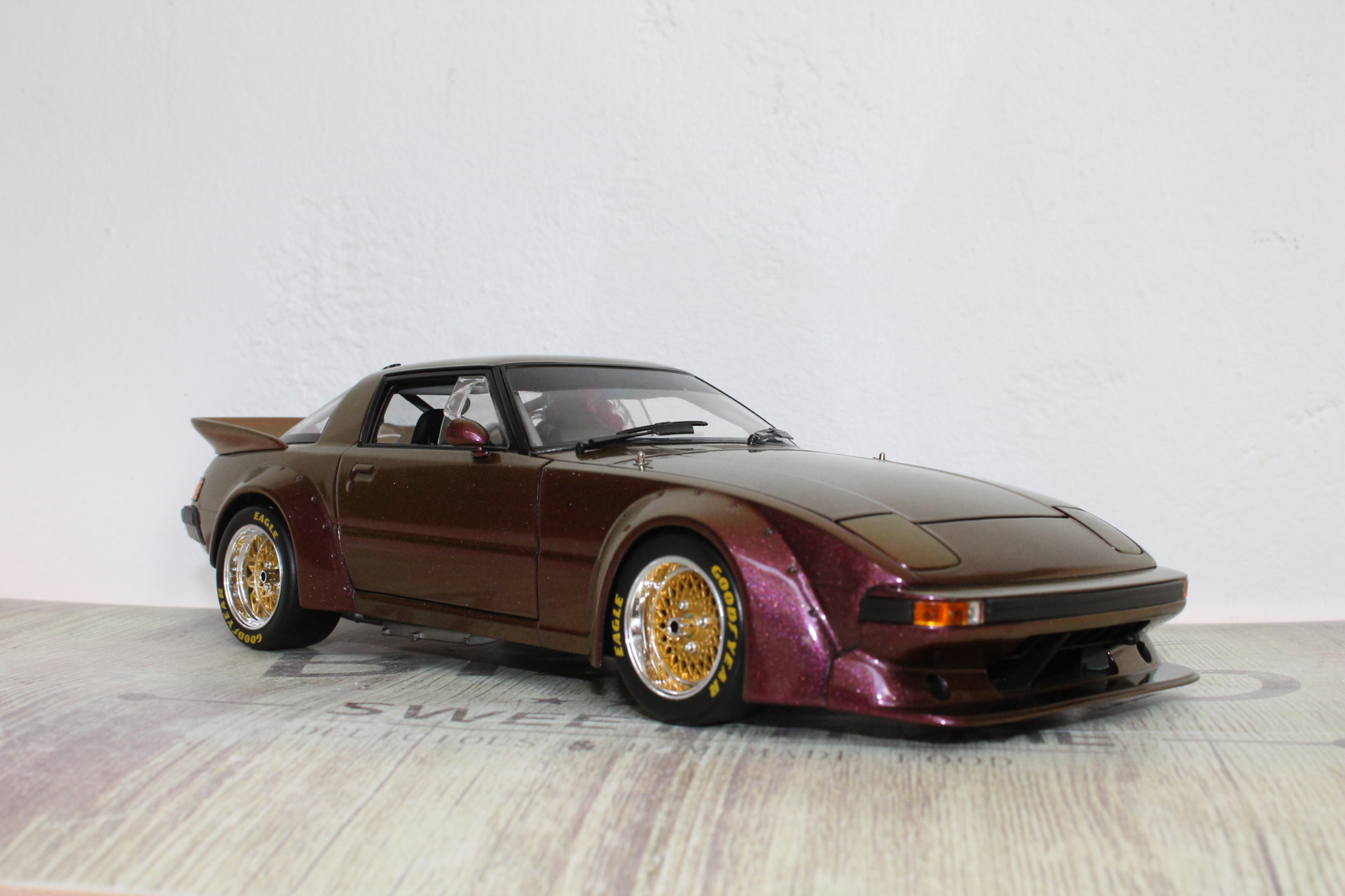Biante 1/18　マツダＲＸ―７MAZDA RX-7 PLAIN BODY BIANTE 1/18 MAZDA RX-7 PLAIN BODY 赤（Biante Mazda