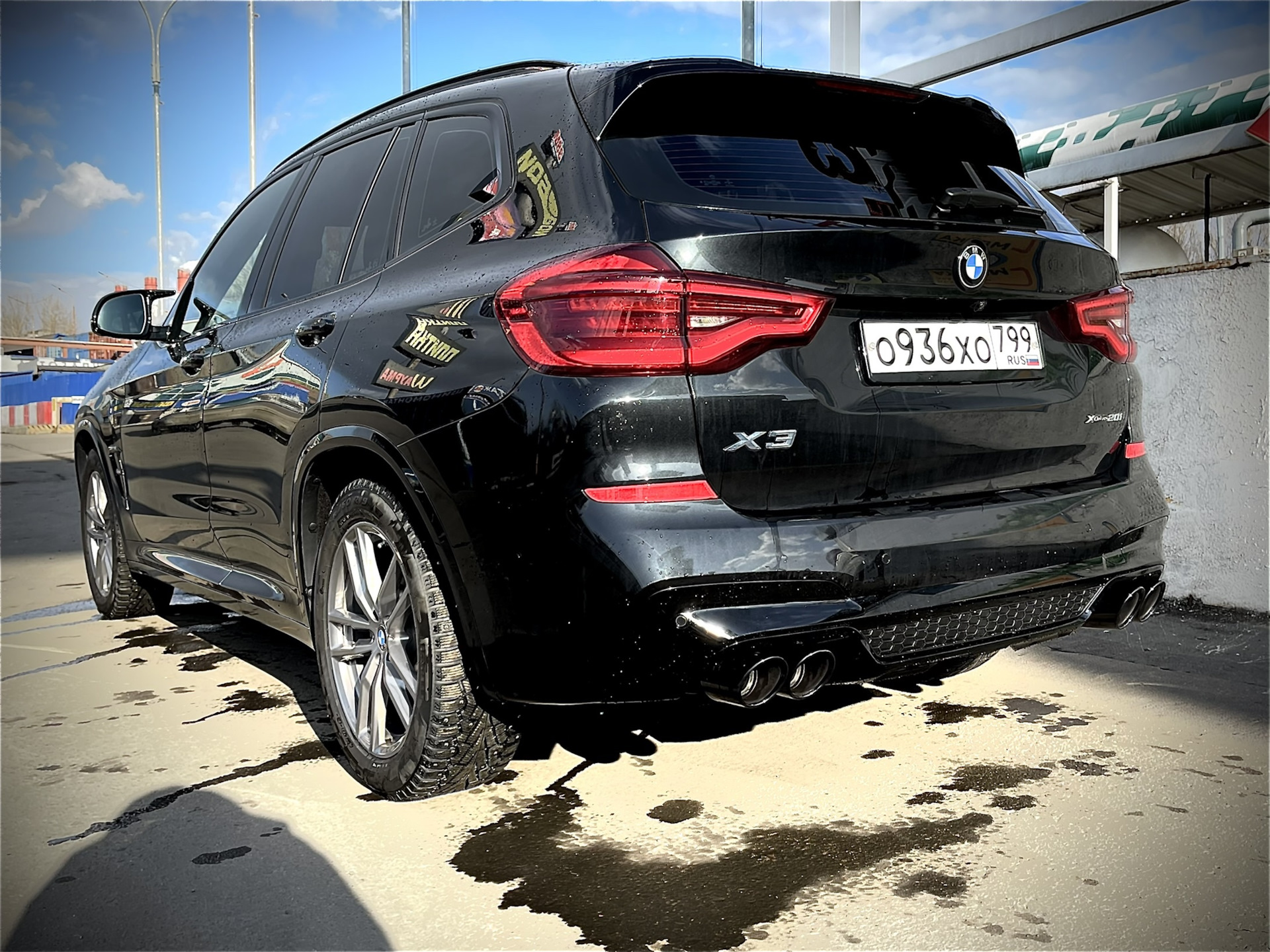 Передняя губа и задний диффузор в стиле х3м. — BMW X3 (G01), 2 л, 2020 ...