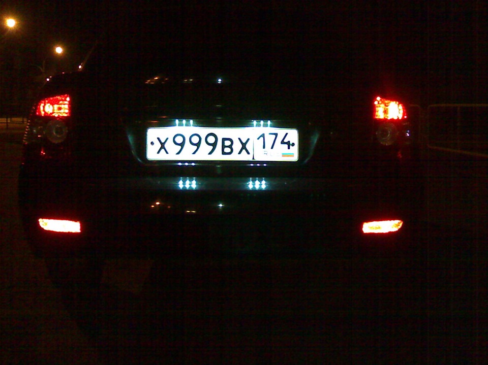 подсветка — продолжение — Lada Приора седан, 1,6 л, 2009 года ...