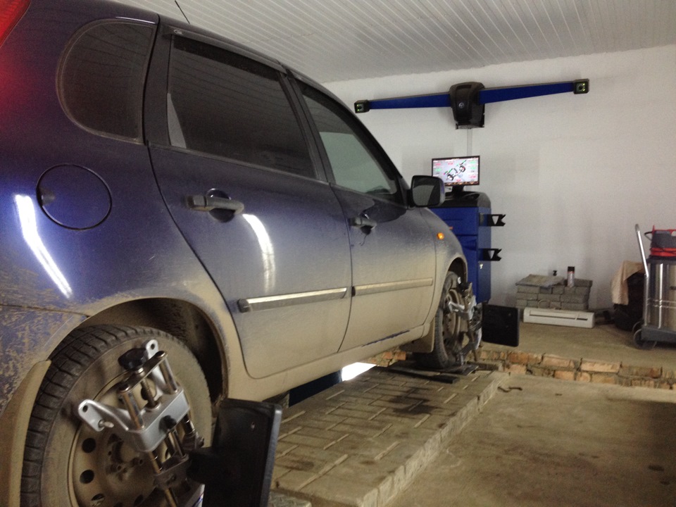 Замена рулевых наконечников — Lada Калина хэтчбек, 1,6 л, 2011 года ...