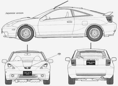 Maybe some of the whole drivers or 3D modelers will need - Toyota Celica 20 l 1996