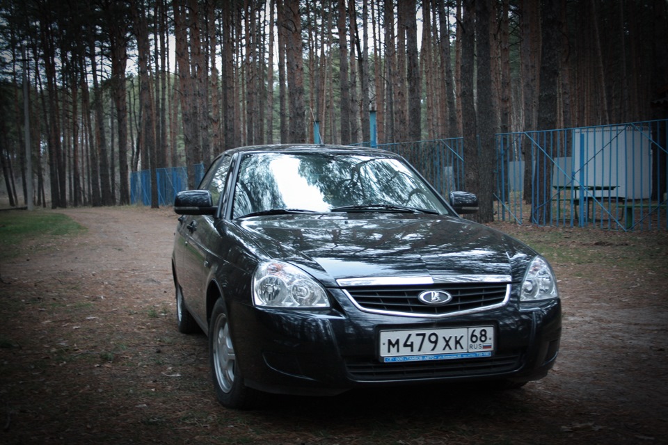 Солнце и лес — Lada Приора седан, 1,6 л, 2011 года | покатушки | DRIVE2