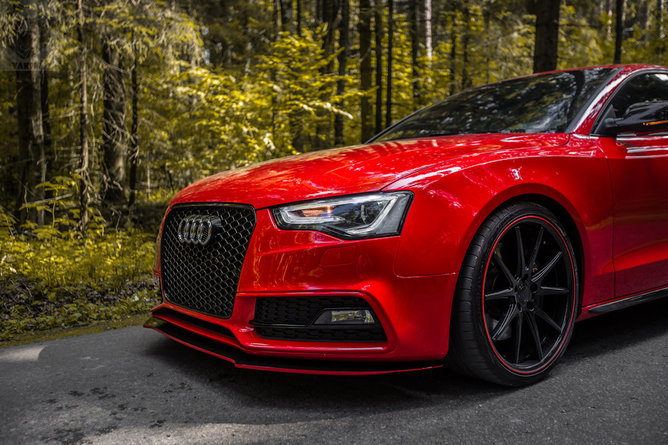 Audi a5 красная