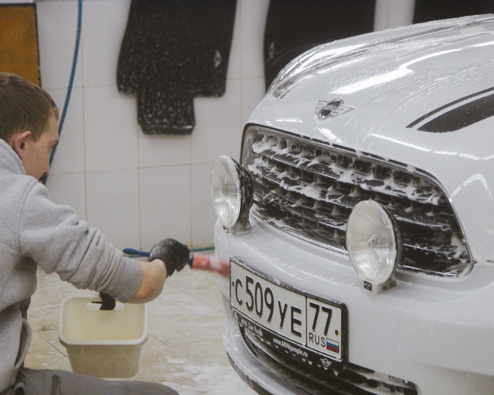 помывка мини — MINI Countryman (1G), 1,6 л, 2012 года | мойка | DRIVE2