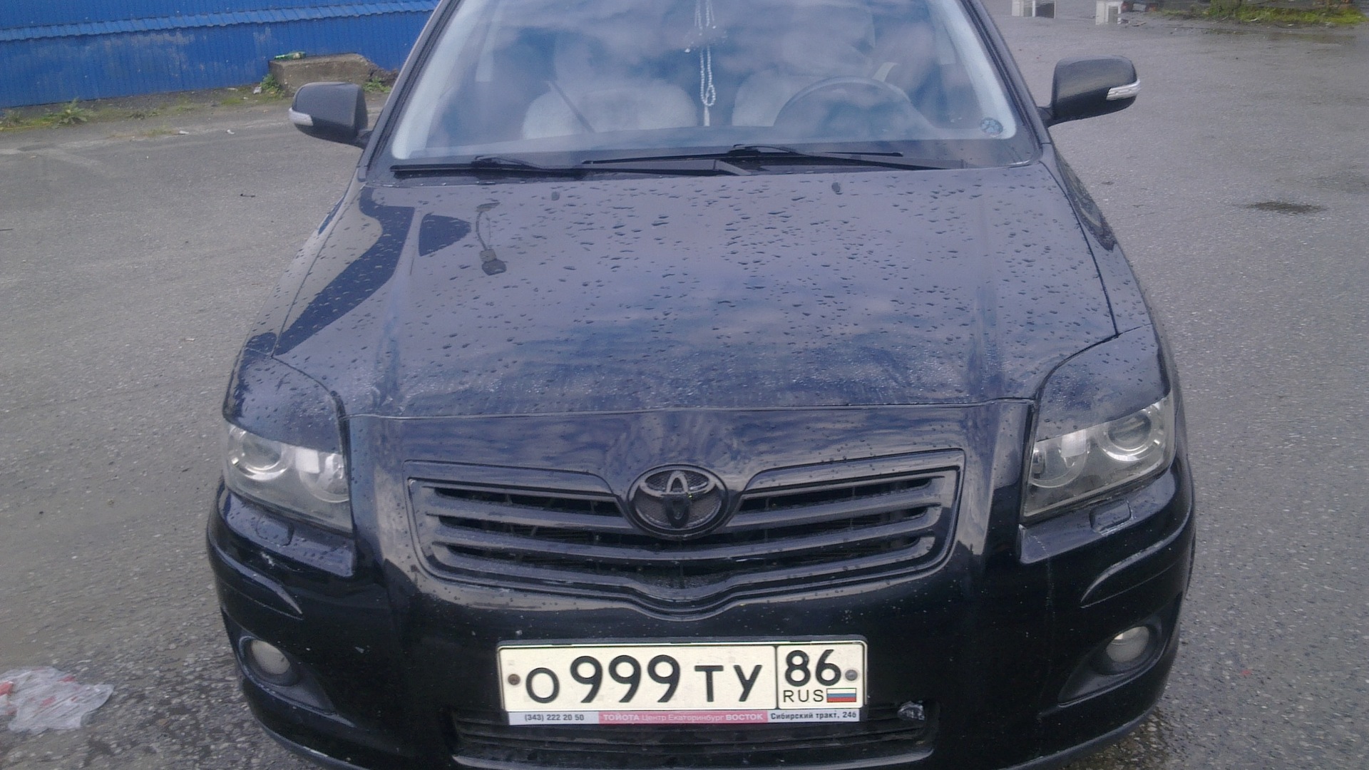 Toyota Avensis II 2.0 бензиновый 2008 | 86rus 999.V!KА 2.размер на DRIVE2