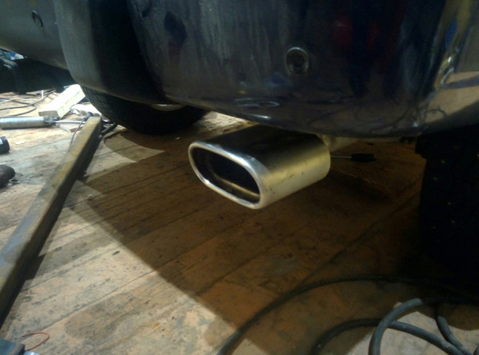 Тихий прямоточный выхлоп. Уход от выхлопа в бок. — Jeep Grand Cherokee ...