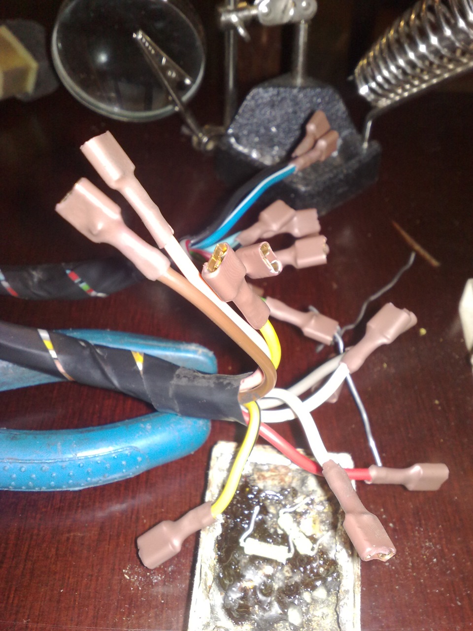 Установка замка зажигания 2110 и подрулевых Шеви-Нива. — Lada 21070, 1 ...