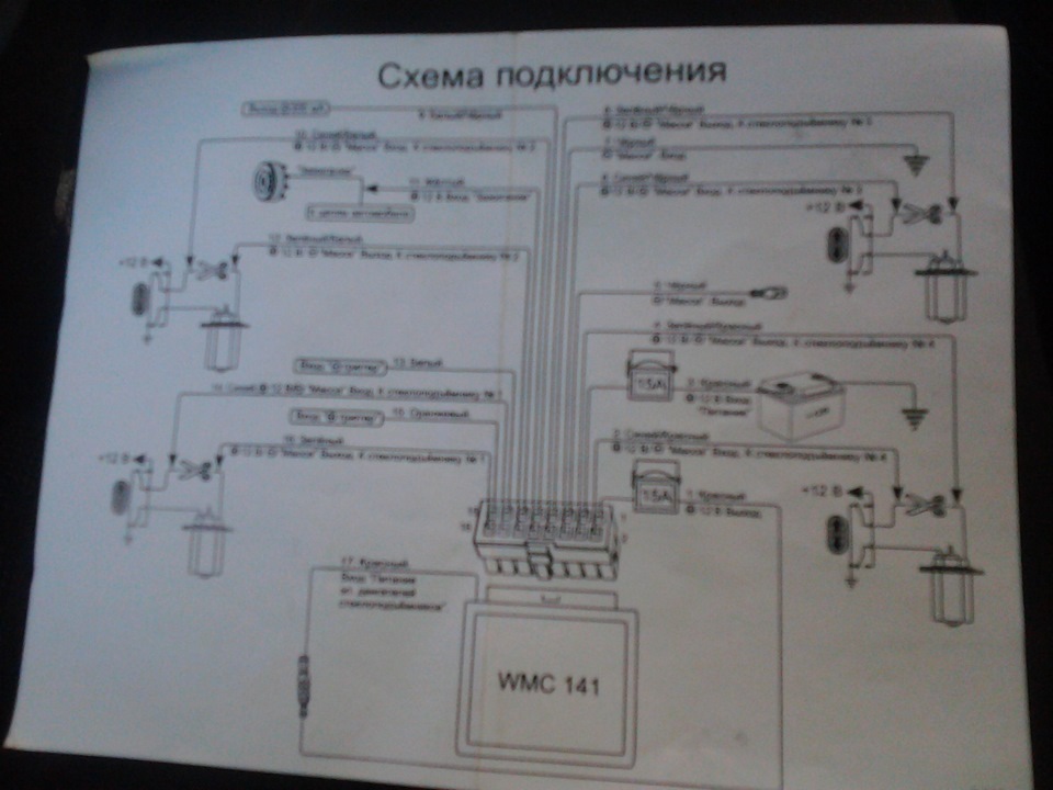 Спрут 2 схема подключения