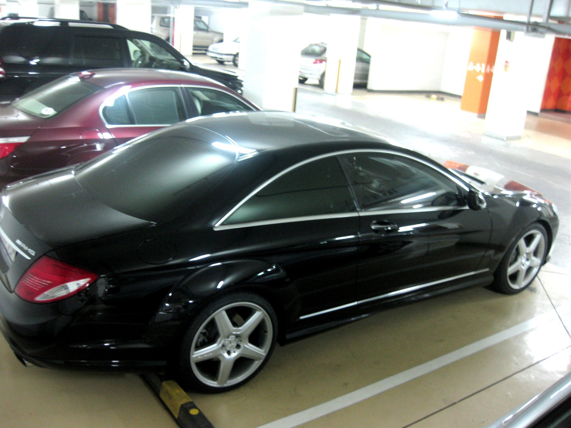 Mercedes cl500 Black Matte