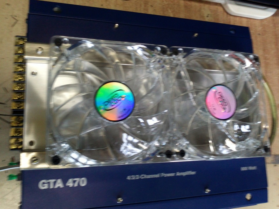 Сделал охлаждение для усилка. — Lada 2110, 1,5 л, 2000 года | автозвук ...