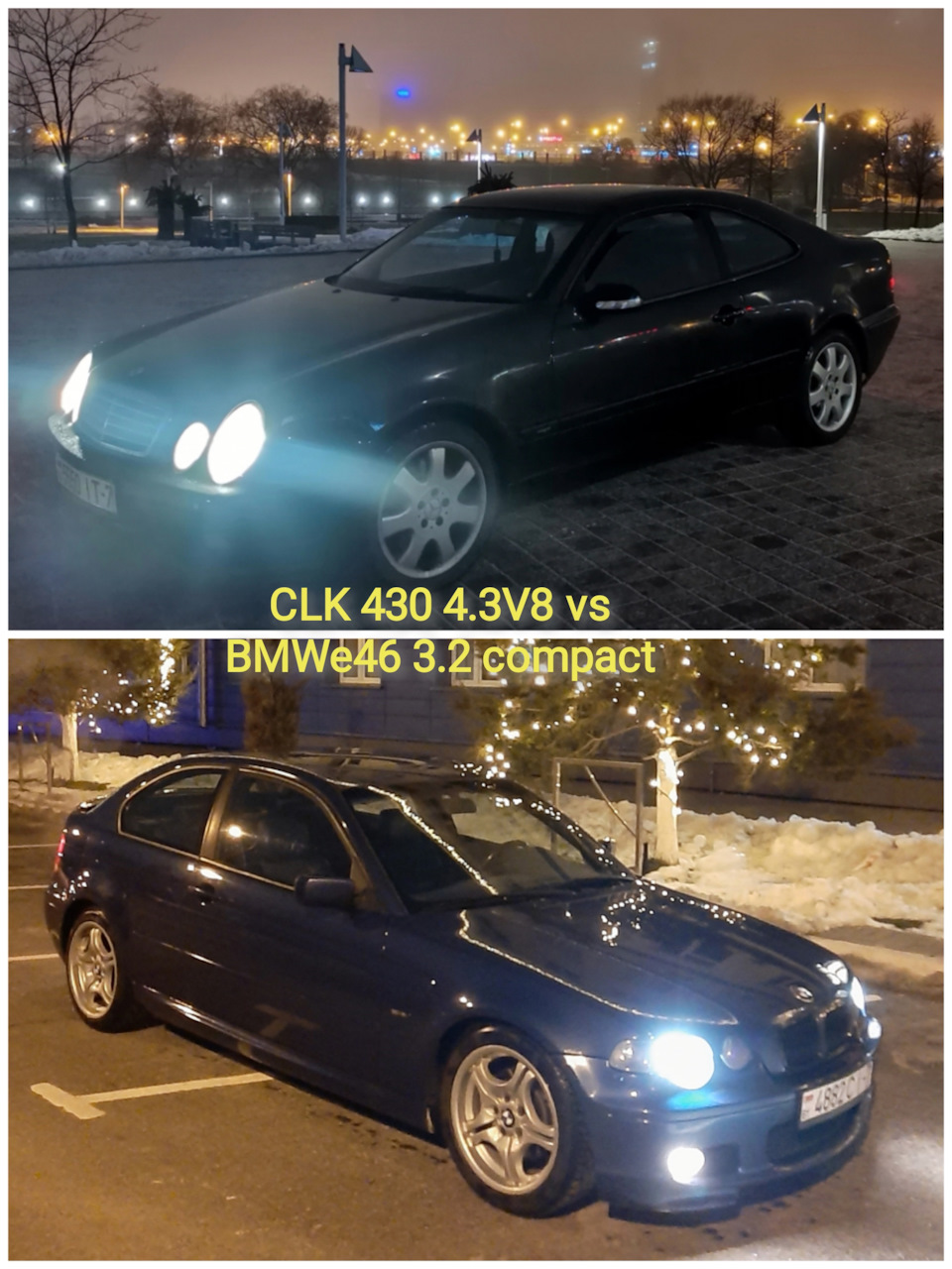 CLK 430 4.3V8 vs BMW e46 3.2 compact — Mercedes-Benz CLK (W208), 4,3 л,  2001 года | тюнинг | DRIVE2