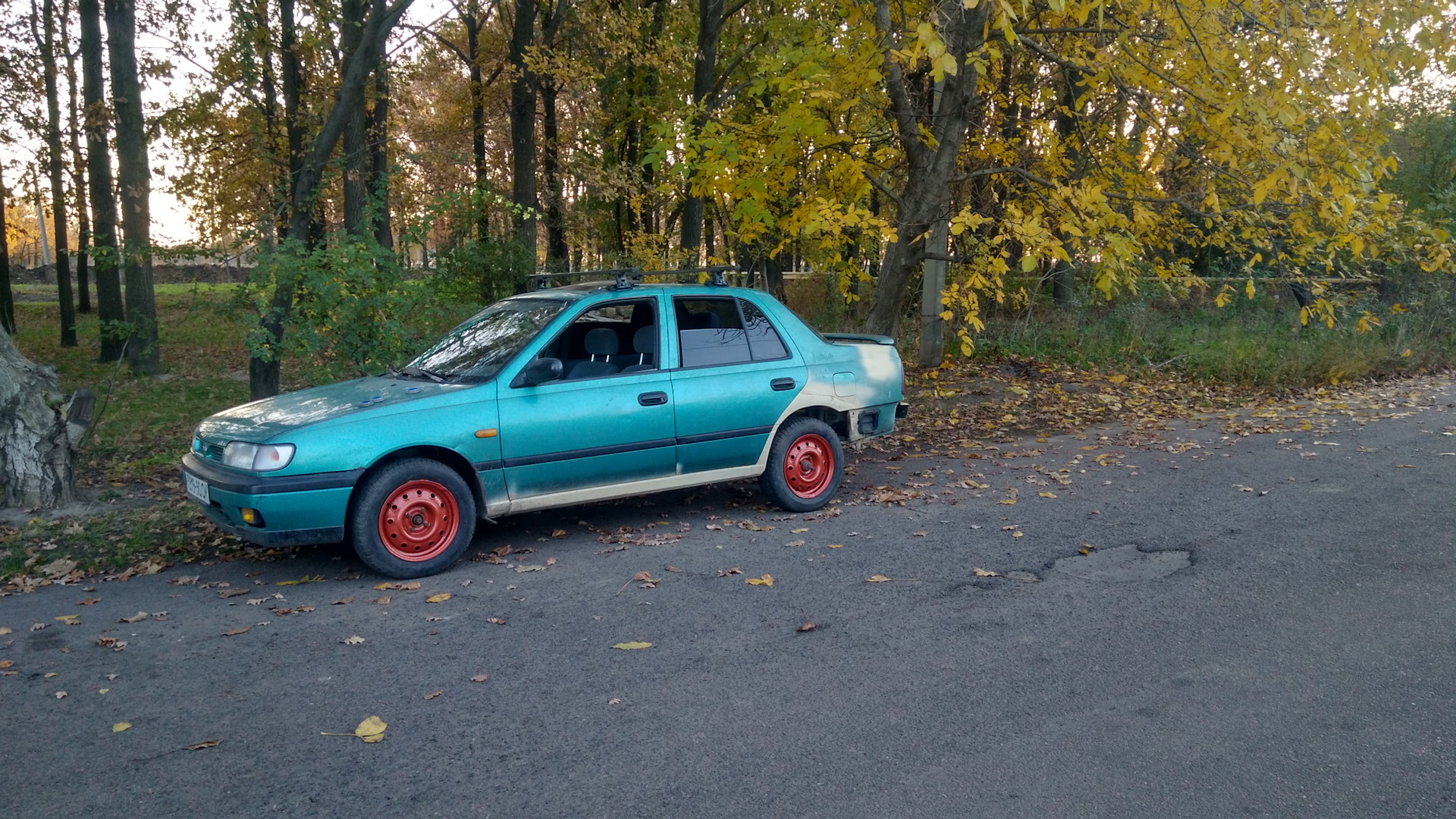 Демисезонные 14 колеса) — Nissan Sunny (N14), 1,4 л, 1995 года ...