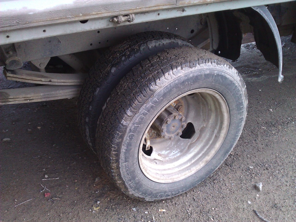 внеплановая замена колес — ГАЗ Газель, 3,4 л, 2012 года | своими руками ...