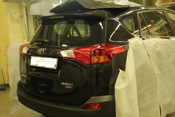 тонировка фар пленкой toyota rav4 2013 тонировка фар пленкой toyota rav4 2013