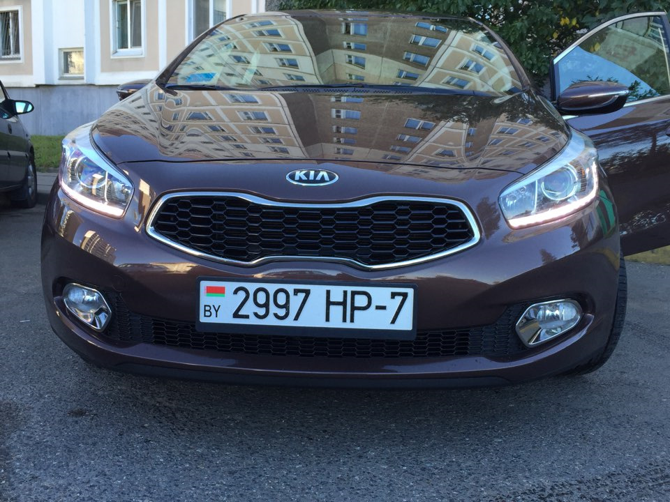 Дхо ceed. ДХО Kia Ceed 2 JD. ДХО Kia Ceed JD 2015. Киа СИД 2014 ДХО. Ходовые огни Киа СИД 2.