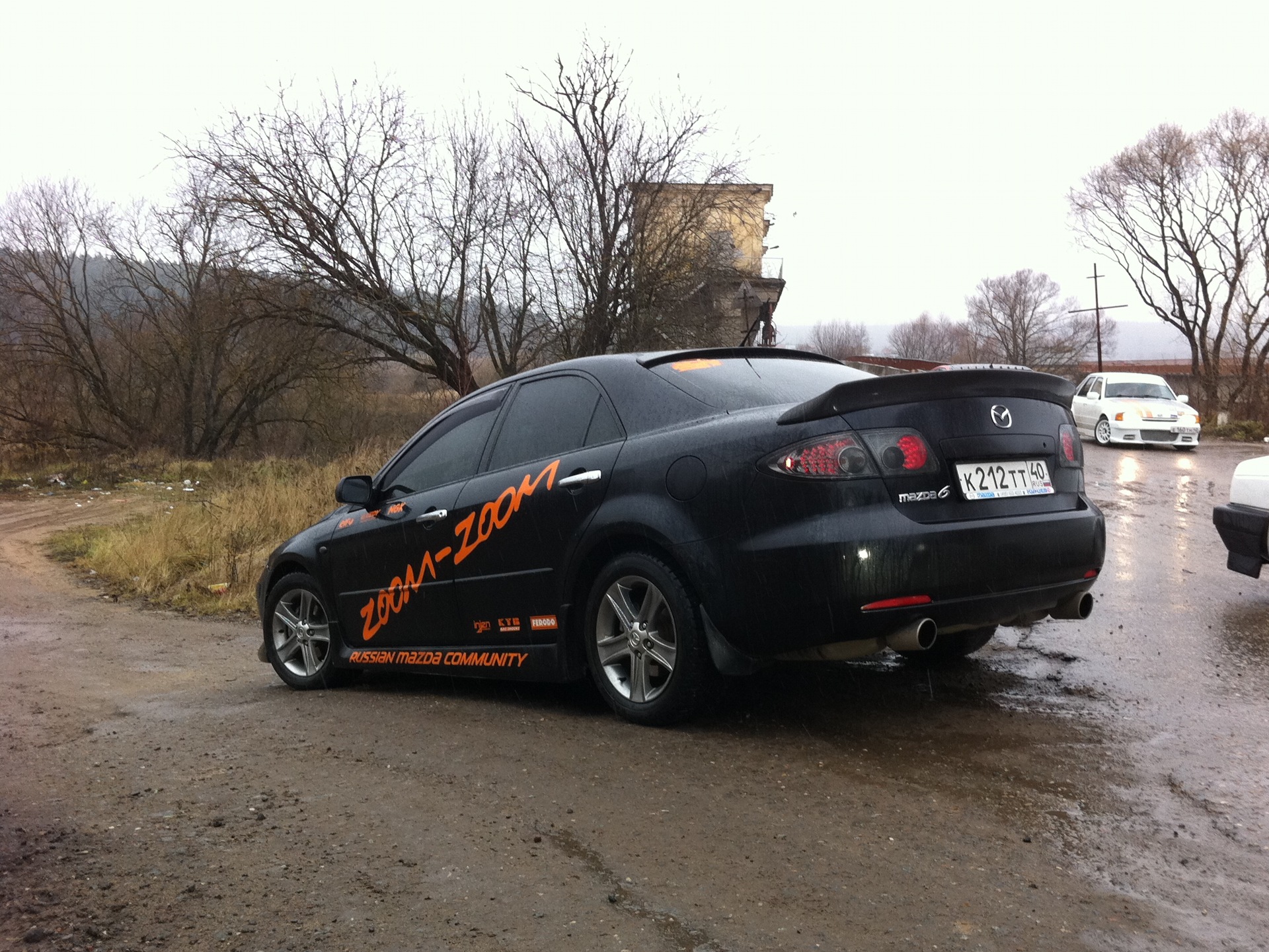 Винил на бока — Mazda 6 (1G) GG, 2 л, 2007 года | тюнинг | DRIVE2