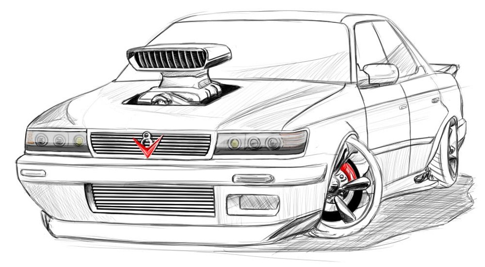 Nissan laurel c33 рисунок