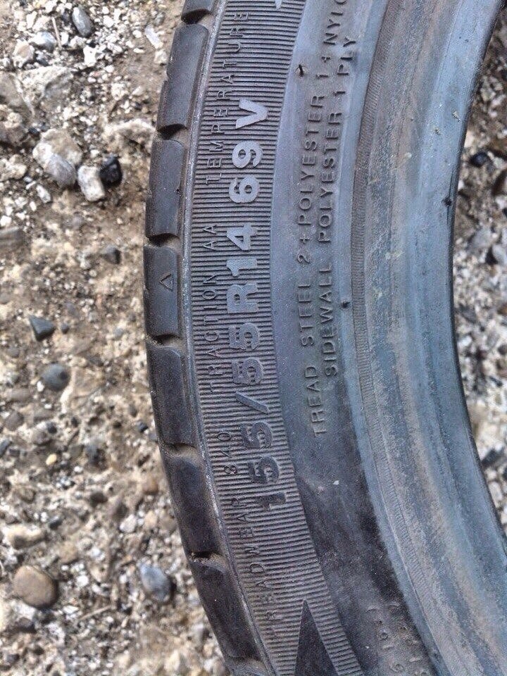 KUMHO 155/55/r14 — Lada Baltic, 1,5 л, 1998 года | шины | DRIVE2