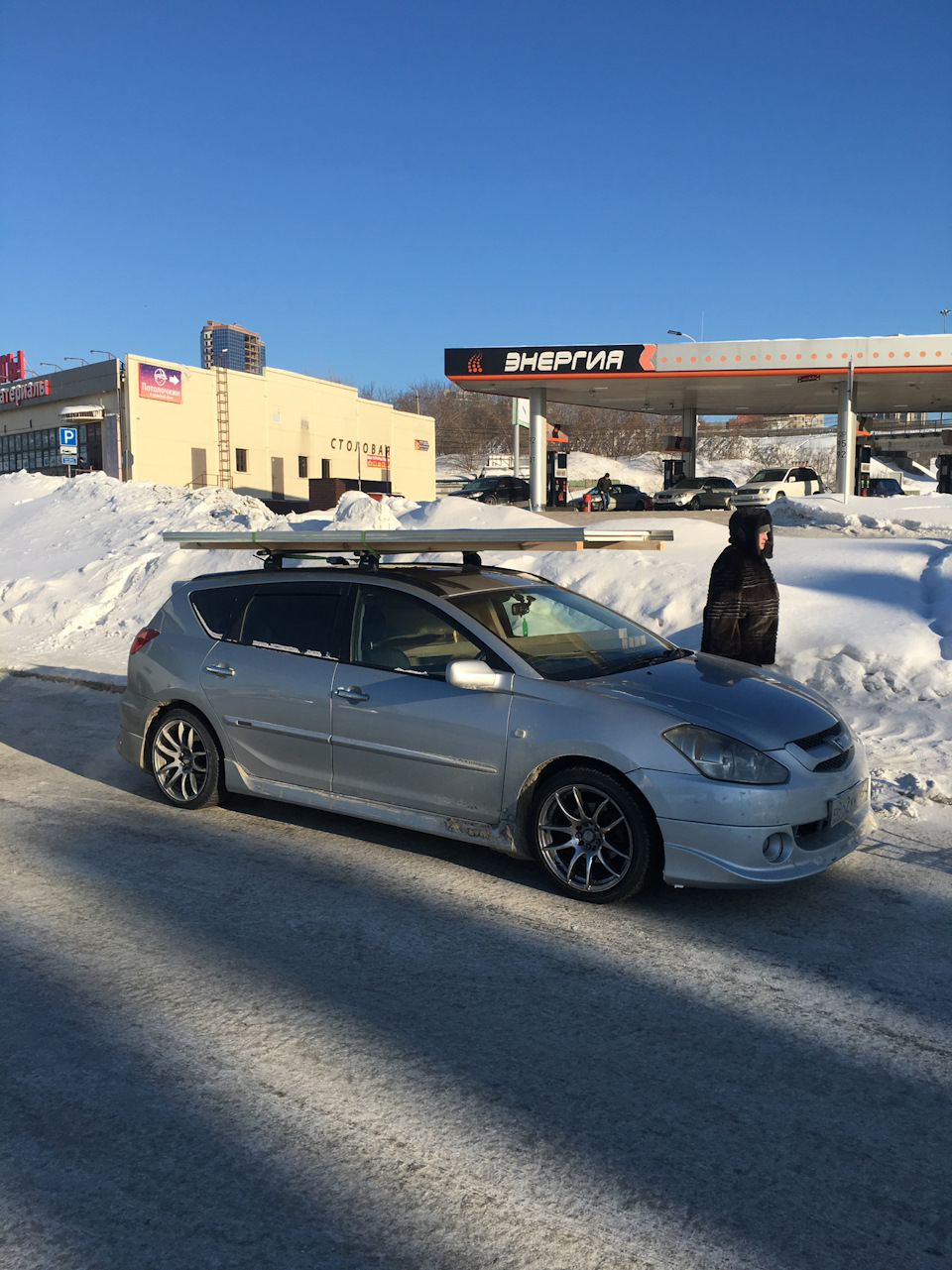 Как возить гипсокартон) — Toyota Caldina (241), 2 л, 2002 года | другое |  DRIVE2