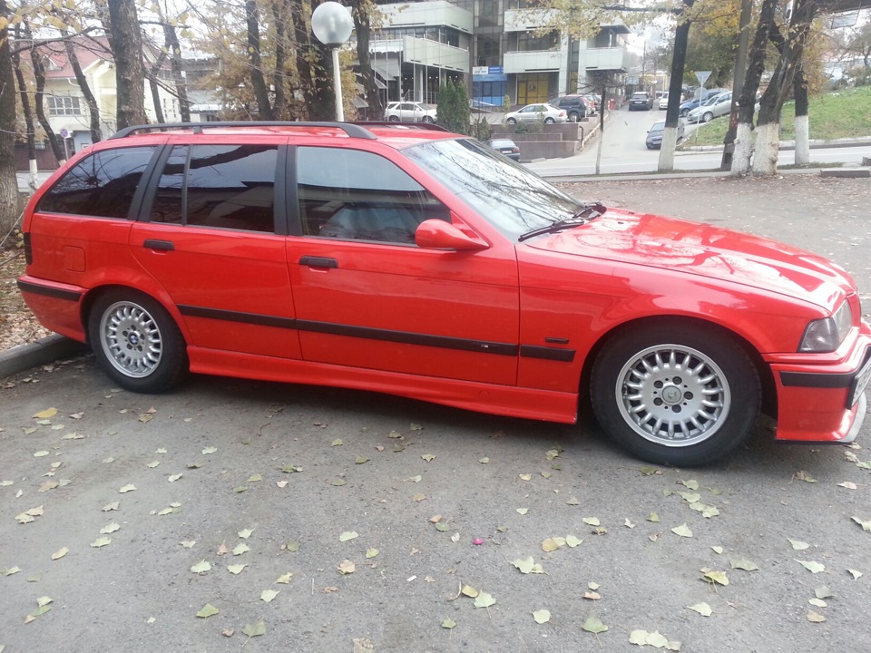 Лето пока!Привет R15! — BMW 3 series Touring (E36), 2,5 л, 1996 года ...
