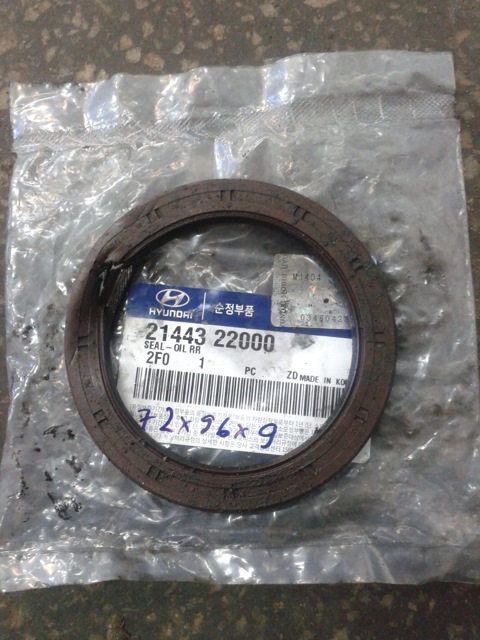 2144322000 Сальник коленвала задний KIA HYUNDAI | Запчасти на DRIVE2