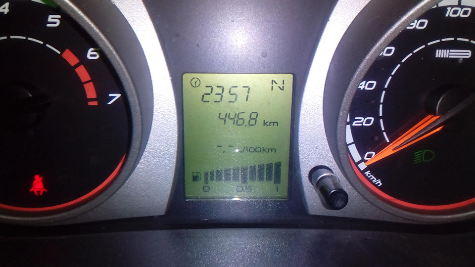 Расход топлива (автомат) 2017 сезон, минус пятый бак. — Lada Калина 2 ...